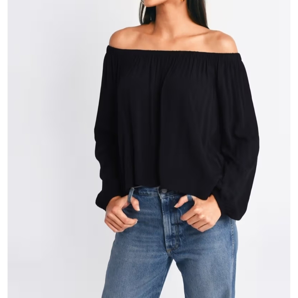 NWT Tobi Wine Color Sz M Women's Flowy High/low Blouse Rayon - Picture 2 of 11